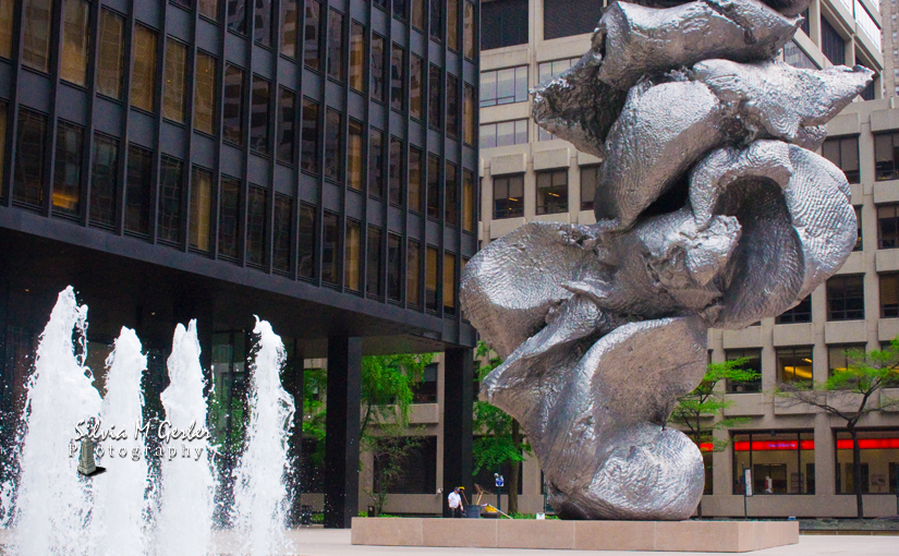 Sculpture at Seegrams Building by Arstist Urs Fisher – Big Clay # 4
